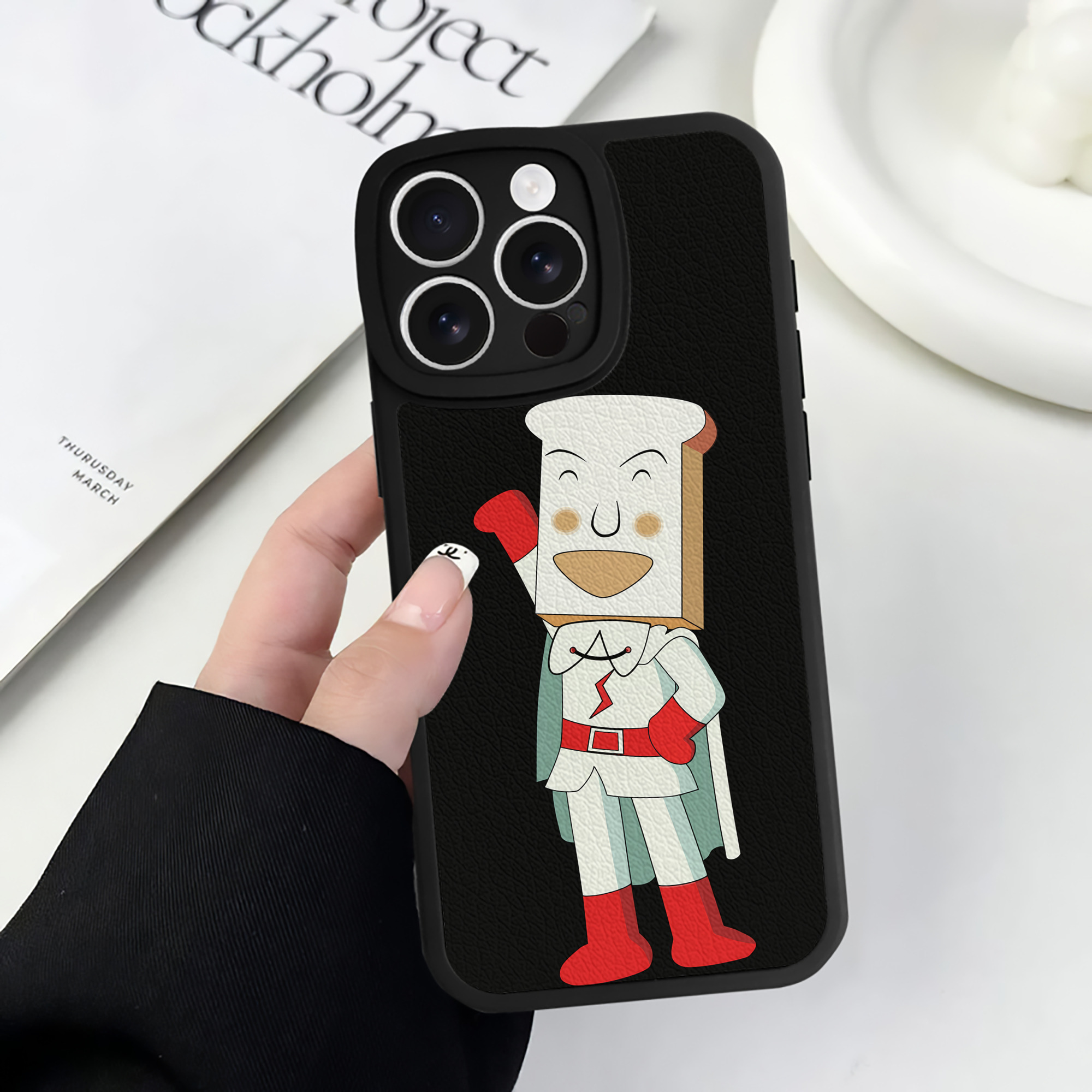 （画像用） アンパンマン Anpanman 【iPhone 16シリーズ対応】シリコンスマホケース（レザー調） 材質：シリコン